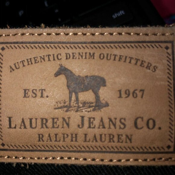 Ralph Lauren Jeans Co Womens Size 6 Black Straight Leg Stretch Jeans Pants - Picture 8 of 10